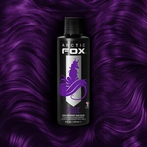 Purple AF Arctic Fox Hair Dye 4oz Vegan Conditioning Semi-Permanent NEW Violet